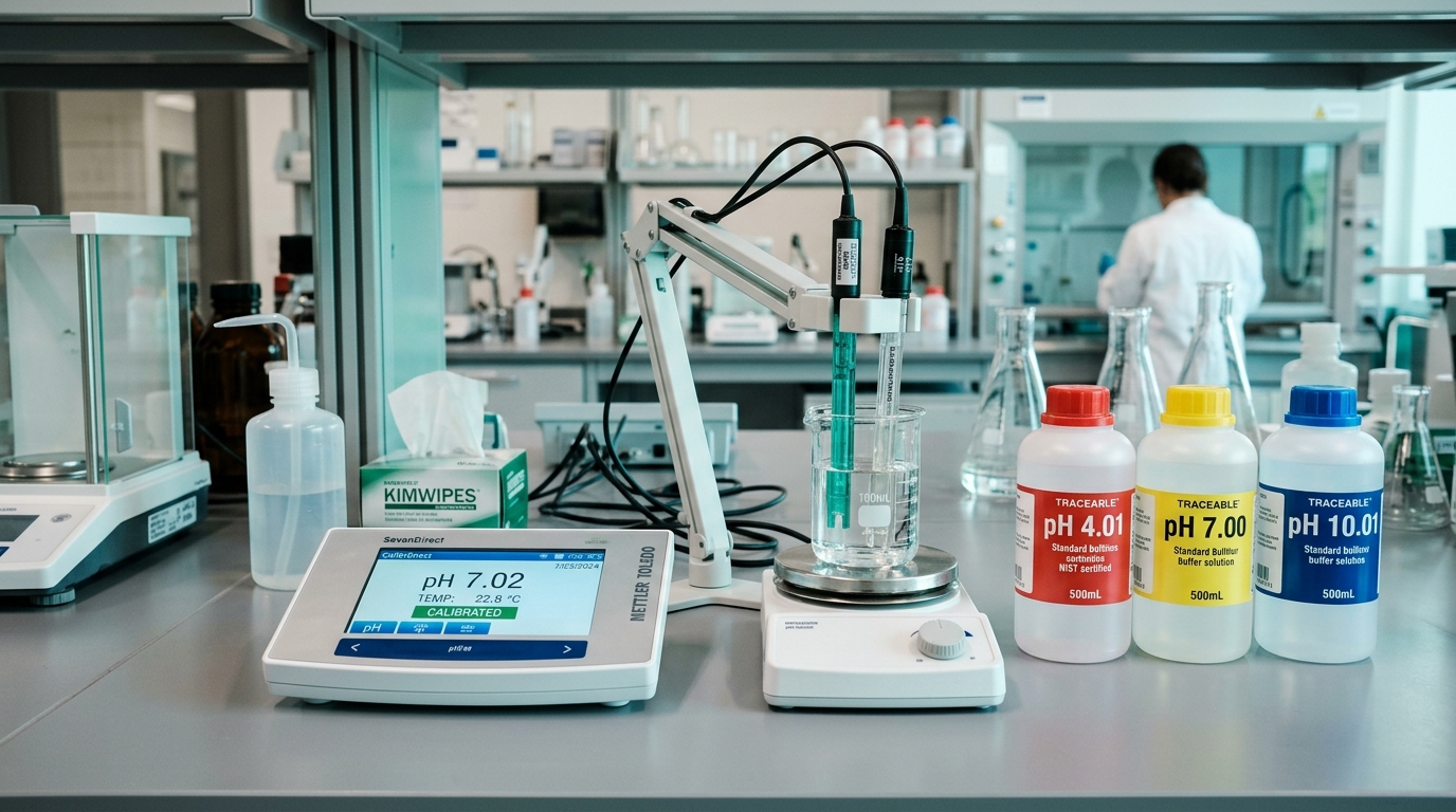 Calibración de Medidores de pH y Físico-Química